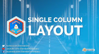 Single Column Layout - Blender 2.8 Code Quest