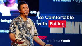 Be comfortable with failing | Syafi Halim | TEDxAnggerek Desa Youth