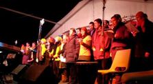 Concert du marché de Noël de Grenoble le 16 décembre 2009