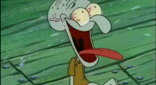 Squidward insane laugh HD (April Fools episode)