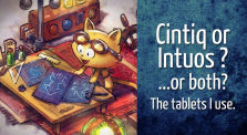Cintiq or Intuos? ...or both? The tablets I use.