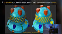 Modeling Techniques Hardsurface in Blender combined - Pedro Augusto