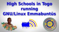 High Schools in Togo running GNU/Linux Emmabuntüs