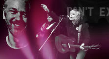 Chrissie Hynde "Ill Stand By You" in support of Assange - Parliament Square London