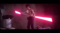 Bruce Lee Lightsabers Scene [龍爭虎鬥]李小龍耍光劍 棍型 二刀流型 雙截棍型
