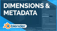 Dimensions & Metadata/Stamp - Blender Fundamentals