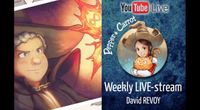 David Revoy Live Stream: coloring a panel