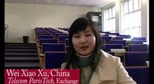 Wei Xiao Xu, Chinese student at Telecom ParisTech, exchange