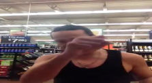 Crazie Locs putting it down like a beast in Walmart