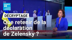 Ce qu'il faut retenir de la déclaration de Zelensky et Von der Leyen • FRANCE 24