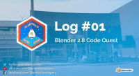 Code Quest Log #01 - Blender 2.8