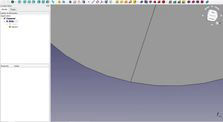 FreeCAD hollow half sphere in Part Design