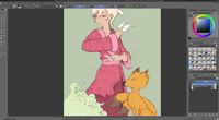 Krita 2.9 tutorial -part1/2- Gmic colorize[interactive]