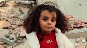 Pourquoi veux-tu que j’accepte de quitter ma maison ?” Maria, une fillette de Gaza, a décidé d’interpeller Donald Trump