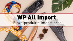 WP All Import - Einzelprodukte importieren (WooCommerce & WordPress) - Tutorial German / Deutsch