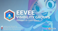 Light Probe Visibility Group in EEVEE - Blender 2.8 Code Quest