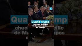 🗣️Quand #Trump chuchote à l’oreille de #Macron à propos de #Poutine • FRANCE 24