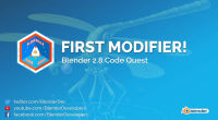 First Modifier in Blender 2.8! - Code Quest