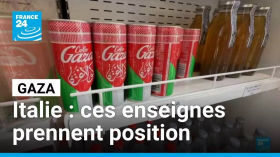 Italie : produits israéliens boycottés, des enseignes prennent position en soutien à Gaza