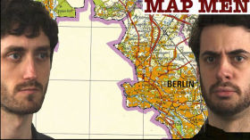 Why is there a BLANK space in this map of East Berlin?