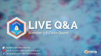 LIVE Q&A - Blender 2.8 Code Quest