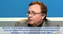 Entrer à Télécom ParisTech - 05/34 - Campus Channel jan 2012 - recrutement étudiants étrangers