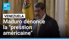 Maduro fustige la présence de navires américains près des côtes du Venezuela • FRANCE 24
