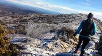 Course d'hiver à Sainte Victoire