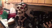 Toy Skeleton haunted and possessed - This Is Demonic Crazy