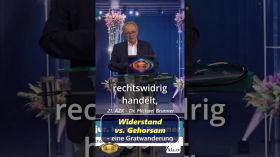 Widerstand versus Gehorsam – ⚠️eine Gratwanderung⚠️