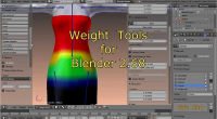 Blender 2.68: Weight Paint Tools
